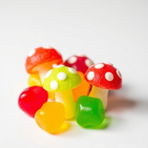 Colorful Magic Mushroom Gummies