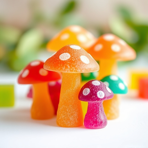Colorful Magic Mushroom Gummies
