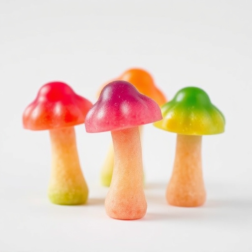 Colorful Magic Mushroom Gummies