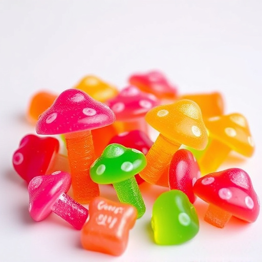 Colorful Magic Mushroom Gummies