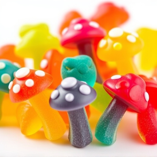 Colorful Magic Mushroom Gummies