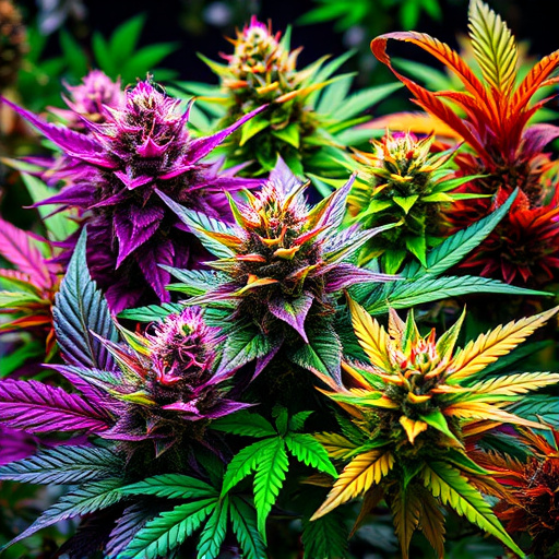 colorful marijuana strains