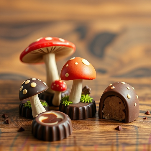 Magic Mushroom Chocolates Packaging Shots