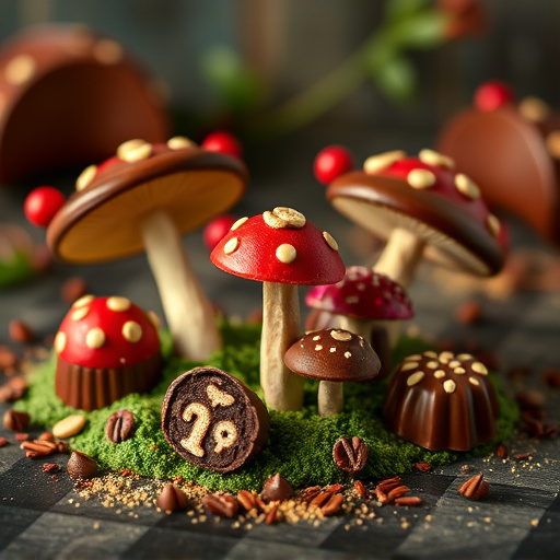 Magic Mushroom Chocolates Packaging Shots