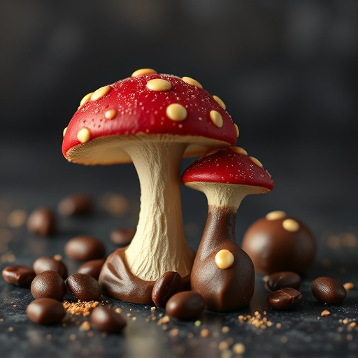 Magic Mushroom Chocolates Packaging Shots