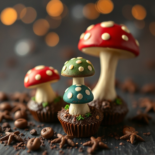 Magic Mushroom Chocolates Packaging Shots