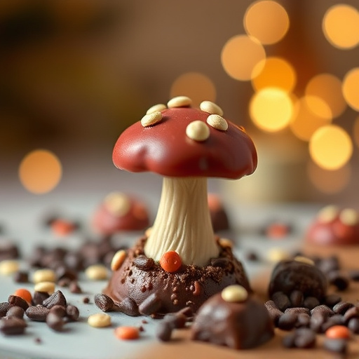 Magic Mushroom Chocolates Packaging Shots
