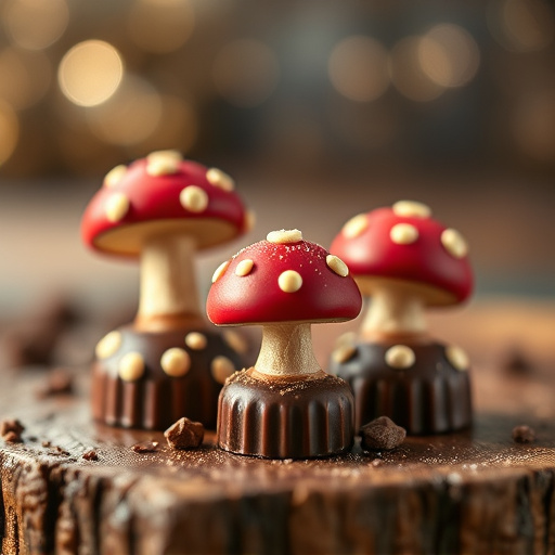 Magic Mushroom Chocolates Packaging Shots