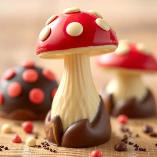 Magic Mushroom Chocolates Packaging Shots