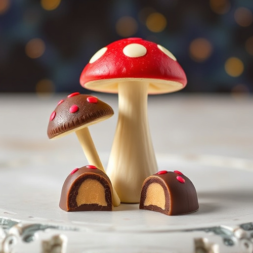 Magic Mushroom Chocolates Packaging Shots