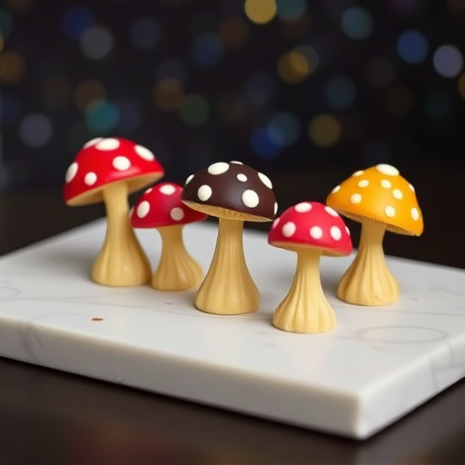 Magic Mushroom Chocolates Packaging Shots