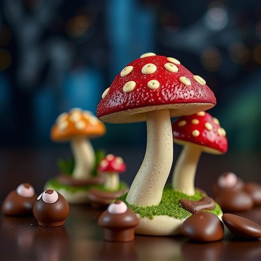 Magic Mushroom Chocolates Packaging Shots