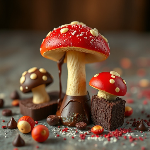 Magic Mushroom Chocolates Packaging Shots