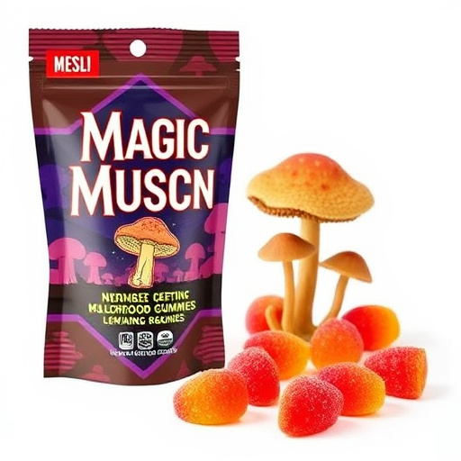 Magic Mushroom Gummies Packaging Shots