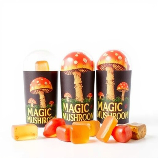 Magic Mushroom Gummies Packaging Shots