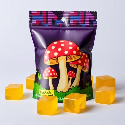 Magic Mushroom Gummies Packaging Shots