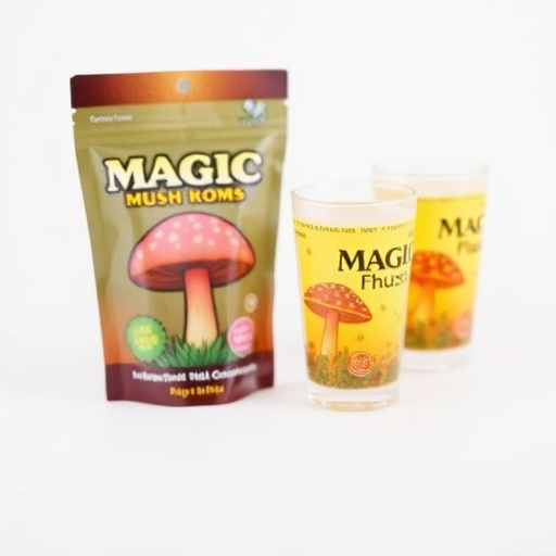 Magic Mushroom Gummies Packaging Shots