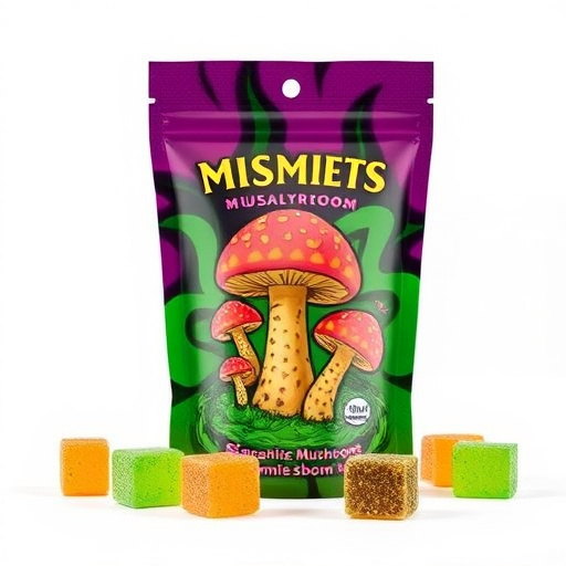 Magic Mushroom Gummies Packaging Shots