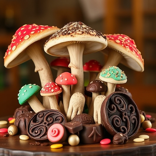 Psilocybin Magic Mushroom Chocolates Display