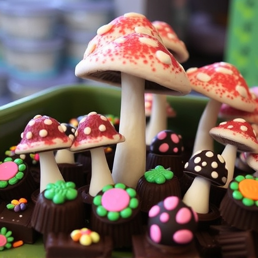 Psilocybin Magic Mushroom Chocolates Display