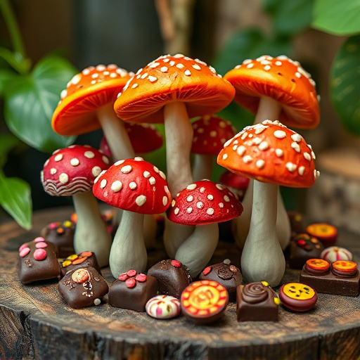 Psilocybin Magic Mushroom Chocolates Display
