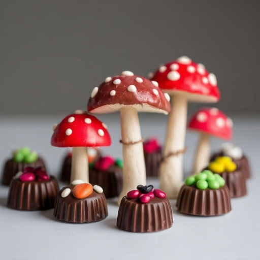 Psilocybin Magic Mushroom Chocolates Display