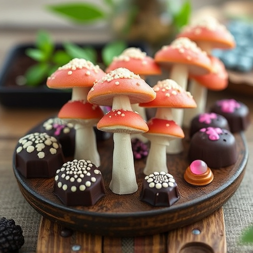 Psilocybin Magic Mushroom Chocolates Display