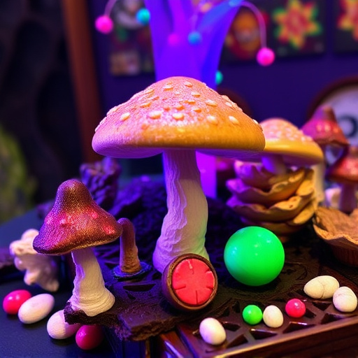 Psilocybin Magic Mushroom Chocolates Display