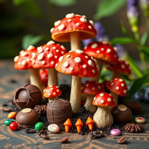 Psilocybin Magic Mushroom Chocolates Display