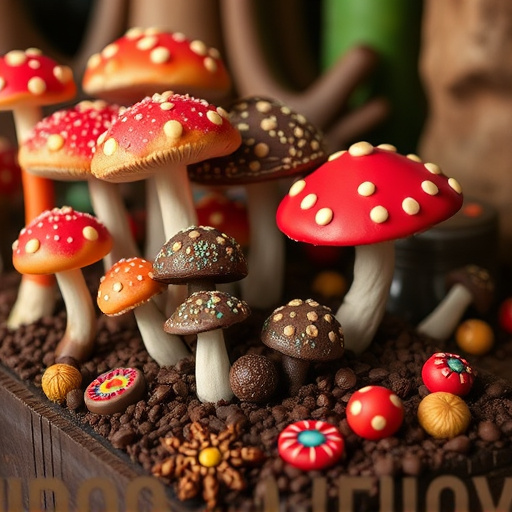 Psilocybin Magic Mushroom Chocolates Display