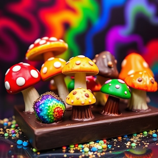 Psilocybin Magic Mushroom Chocolates Display