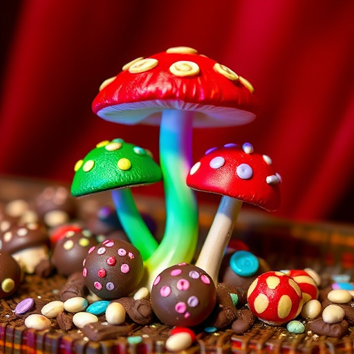 Psilocybin Magic Mushroom Chocolates Display