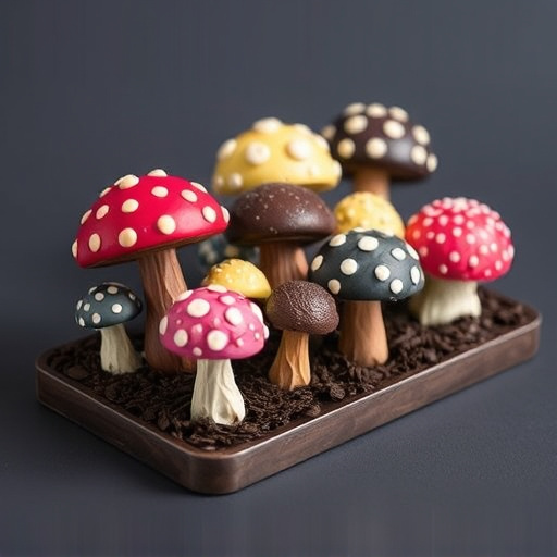 Psilocybin Magic Mushroom Chocolates Display