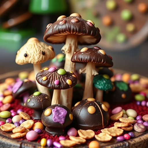 Psilocybin Magic Mushroom Chocolates Display