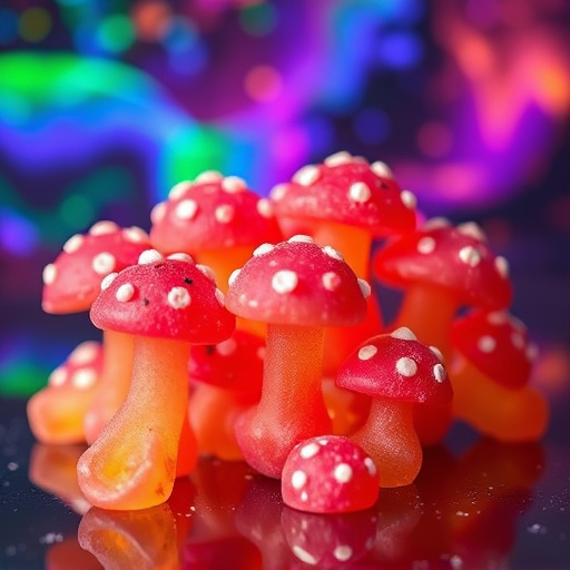 Psilocybin Magic Mushroom Gummies Display