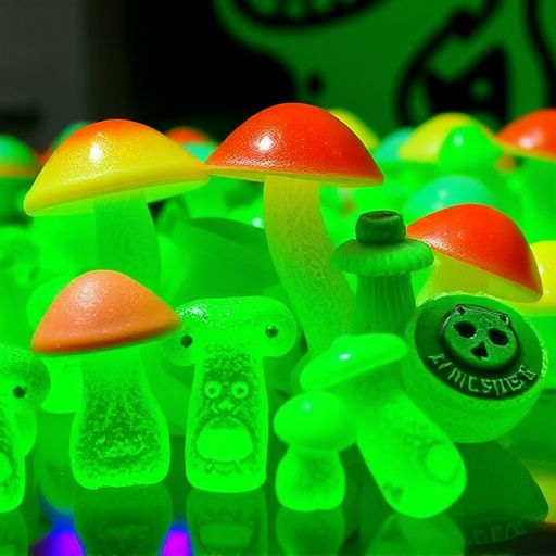 Psilocybin Magic Mushroom Gummies Display