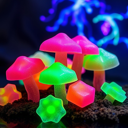 Psilocybin Magic Mushroom Gummies Display
