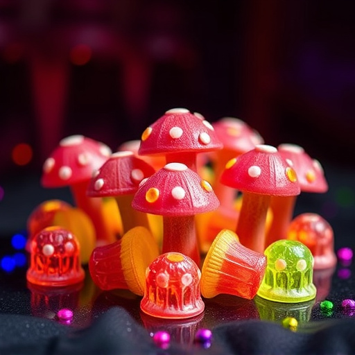 Psilocybin Magic Mushroom Gummies Display