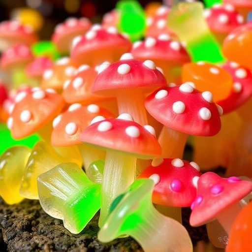 Psilocybin Magic Mushroom Gummies Display