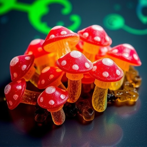 Psilocybin Magic Mushroom Gummies Display