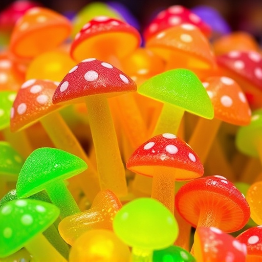 Psilocybin Magic Mushroom Gummies Display