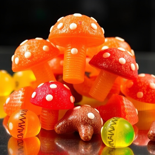 Psilocybin Magic Mushroom Gummies Display