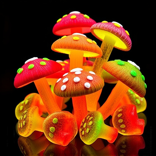 Psilocybin Magic Mushroom Gummies Display