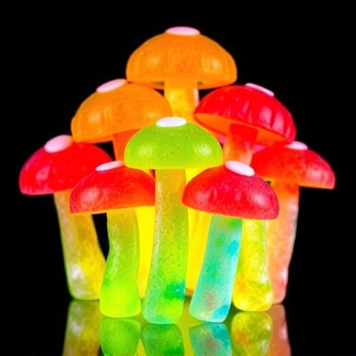 Psilocybin Magic Mushroom Gummies Display