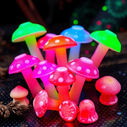 Psilocybin Magic Mushroom Gummies Display