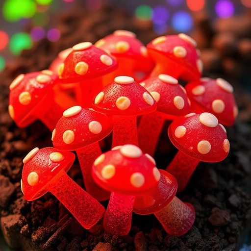 Psilocybin Magic Mushroom Gummies Display