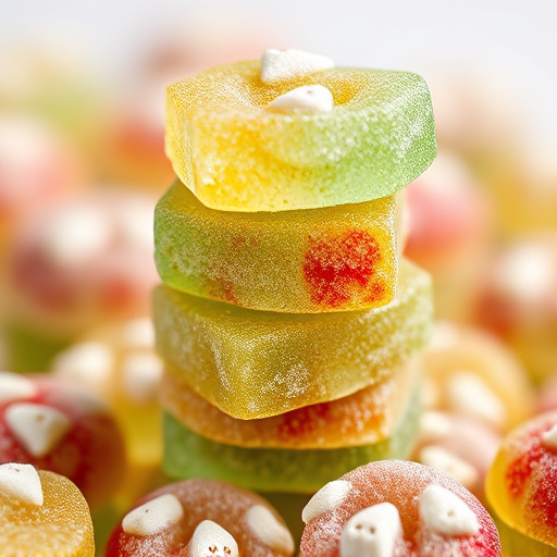 Stacked Magic Mushroom Gummies Macro