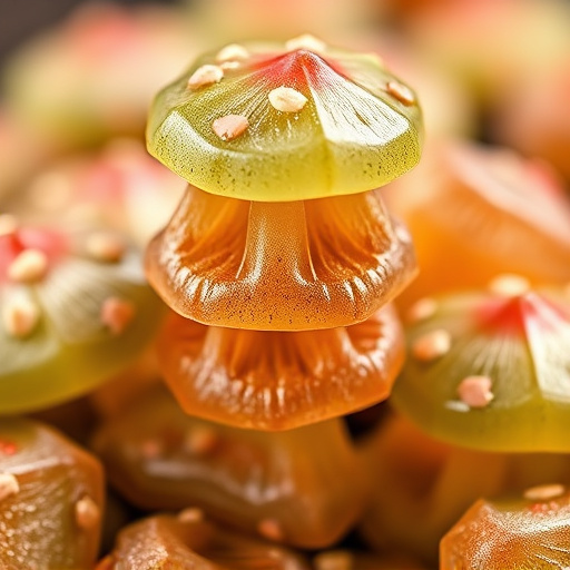 Stacked Magic Mushroom Gummies Macro