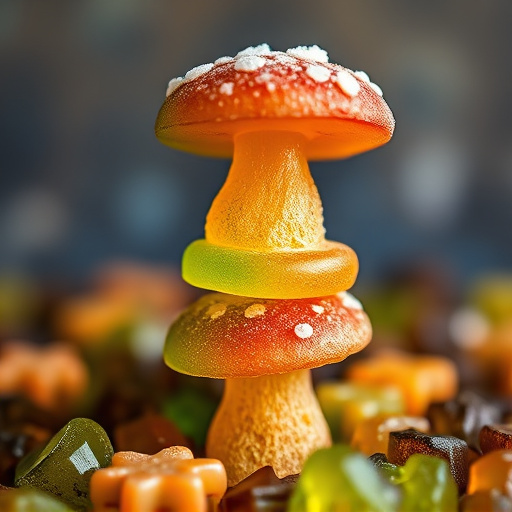 Stacked Magic Mushroom Gummies Macro