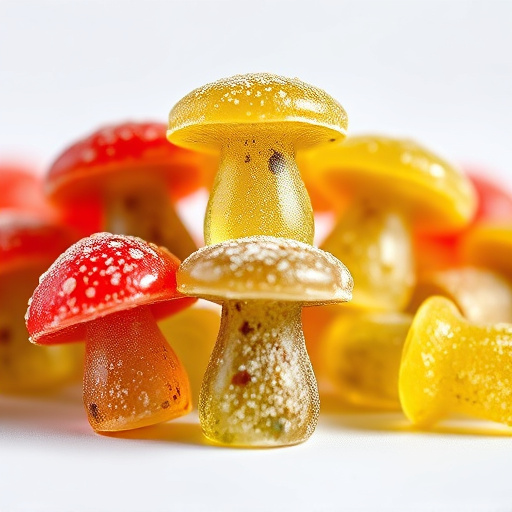 Stacked Magic Mushroom Gummies Macro